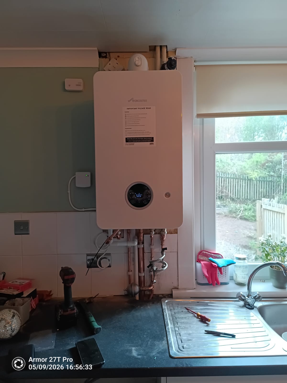 Worcester boiler installation by SUBGAS
